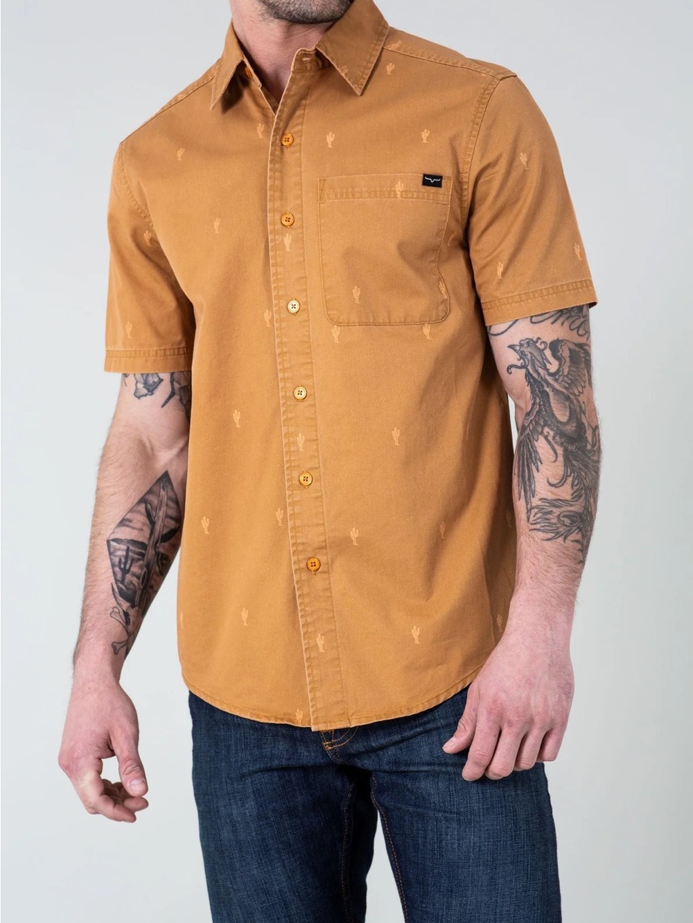 Kime’s Ranch WW Browm Cisco Dress Shirt